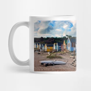 Beach Huts Hengistbury Head Dorset England UK Mug